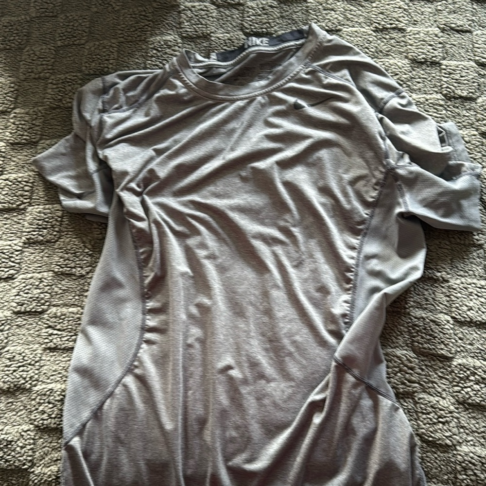 Gray Nike Workout Shirt